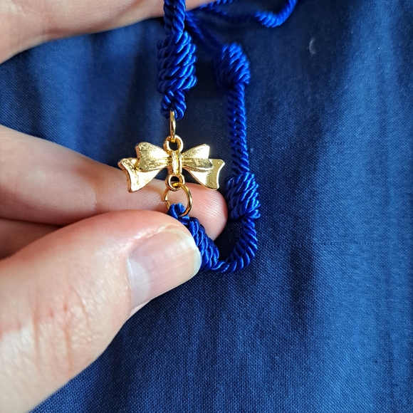 Blue ribbon bracelet - Picture 7 of 10